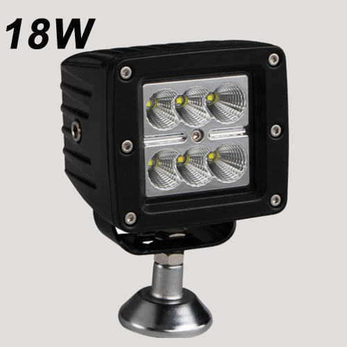 (image for) 18W LED Work Light 6500K LED Light Bar IP68 CREE LED 1296Lumens Spot Flood Off Road Driving Light
